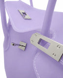 Eileen | Women's Structured Faux Leather Top Handle Satchel Bag