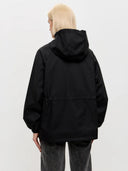 Eleni | Women's Hooded Drawstring Waist Long Sleeve Pocket Utility Jacket