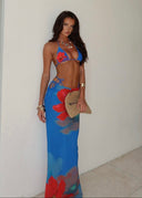 Elira | Women's Floral Three-Piece Bikini Cover-Up