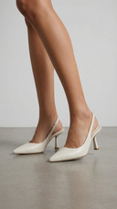 Elizabeth | Women’s Pointed Toe Slingback Heel Sandals