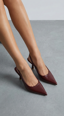 Elizabeth | Women’s Pointed Toe Slingback Heel Sandals