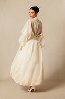 Ellery | Women's Wide Sleeve High Waist A-Line Midi Dress