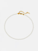 Emani | Women's Pearl Bead Single Strand Short Collar Necklace