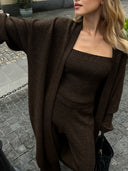 Ensley | Women's Square Neck Three Piece Knit Set