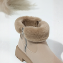Evangeline | Women's Casual Side Zip Lug Sole Ankle Heels Boots