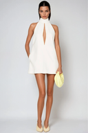 Farhani | Women's Sleeveless Cutout Mini Dress