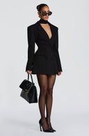 Finley | Women's Structured Double-Breasted Mini Elegant Blazer Dress