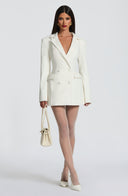 Finley | Women's Structured Double-Breasted Mini Elegant Blazer Dress