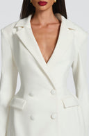 Finley | Women's Structured Double-Breasted Mini Elegant Blazer Dress