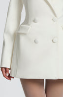 Finley | Women's Structured Double-Breasted Mini Elegant Blazer Dress