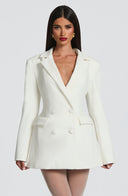 Finley | Women's Structured Double-Breasted Mini Elegant Blazer Dress