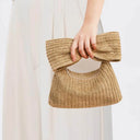 Gaby | Women’s Woven Bow Clutch Bag