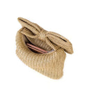 Gaby | Women’s Woven Bow Clutch Bag