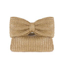 Gaby | Women’s Woven Bow Clutch Bag