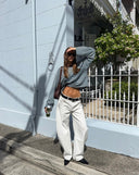 Georgia | Women's Striped Oversized Knit Sweater