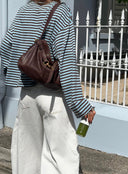 Georgia | Women's Striped Oversized Knit Sweater