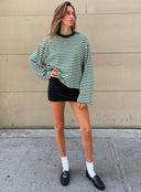 Georgia | Women's Striped Oversized Knit Sweater
