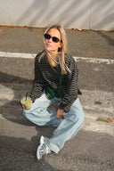 Georgia | Women's Striped Oversized Knit Sweater