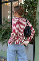 Georgia | Women's Striped Oversized Knit Sweater