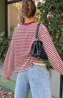 Georgia | Women's Striped Oversized Knit Sweater