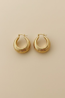 Gianna | Women's Gold-Plated Hoop Earrings