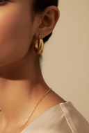 Gianna | Women's Gold-Plated Hoop Earrings