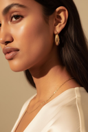 Gianna | Women's Gold-Plated Hoop Earrings