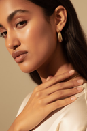 Gianna | Women's Gold-Plated Hoop Earrings