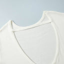 Giselle | Women's Oversized Crew Neck Backless Knit Sweater