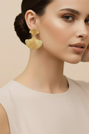Grace | Women’s Ginkgo Leaf Drop Earrings
