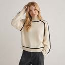 Hartley | Women's Ribbed Neck Long Sleeve Turtleneck Sweater
