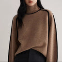 Hartley | Women's Ribbed Neck Long Sleeve Turtleneck Sweater
