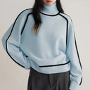 Hartley | Women's Ribbed Neck Long Sleeve Turtleneck Sweater