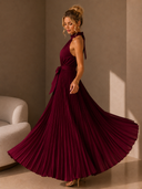 Hayes | Women’s Strapless Ruffle-Trim Maxi Wedding Guest Dress
