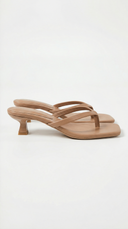 Ieza | Women’s Strappy Kitten Heel Mule Sandals