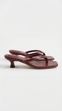 Ieza | Women’s Strappy Kitten Heel Mule Sandals