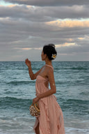 Imogen | Women's Strapless Ruffled Maxi Wedding Guest Dress