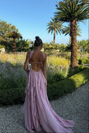 Imogen | Women's Strapless Ruffled Maxi Wedding Guest Dress