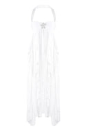 Imogen | Women's Strapless Ruffled Maxi Wedding Guest Dress
