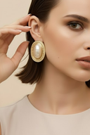 Isabelle | Women's Vintage Pearl Statement Earrings