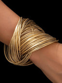 Jessa | Women's Twisted Layered Crossover Open Multi Strand Bracelet