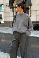 Jocelyn | Women's Drop Shoulder Long Sleeve Oversized Knit Sweater