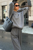 Jocelyn | Women's Drop Shoulder Long Sleeve Oversized Knit Sweater
