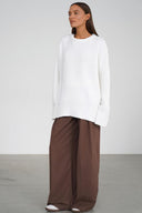 Jocelyn | Women's Drop Shoulder Long Sleeve Oversized Knit Sweater