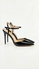 Jula | Women’s Metallic Pointed Toe Stiletto Sandals