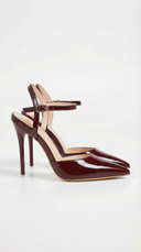 Jula | Women’s Metallic Pointed Toe Stiletto Sandals