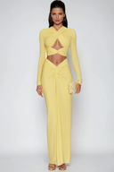 Juliet | Women's Ruched Cutout Skirt Set