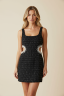 Juliette | Women’s Pearl Cut-Out Mini Dress