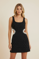 Juliette | Women’s Pearl Cut-Out Mini Dress