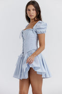 Kailey | Women's Embroidered Corset Mini Summer Dress